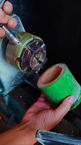 13K views · 25 reactions | Wooden Block Turning into Art #WoodArt #TurningMagic #LatheWork #WoodworkingSkills #Craftsmanship | Fact Pulse | Facebook