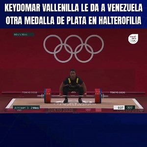 Keydomar Vallenilla Medalla de Plata 🥈 que sabe a #Oro para Venezuela 👏🏻👏🏻👏🏻 #juegosolimpicos #medalladeplata #venezuela | Luz de Venezuela