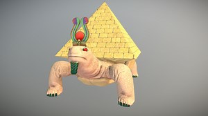 Pyramid Turtle - 3D model by mitchellfukuzawa