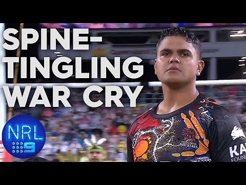 Incredible war cry and haka stirs huge rugby league crowd | NRL on Nine