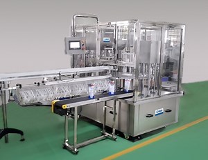 [Hot Item] Automatic Compact Liquid Filling Machine for Stand Spouted Pouch