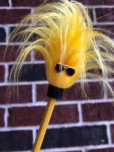 Maverick Fluffy Pencil: Fun Fuzzy Pen - Stress Relief Gift - Etsy