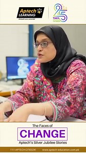AI is changing the world, and Aptech Pakistan is preparing you for the future! 💻 Miss Hajra Ismail, Academic Head, shares why IT awareness and vocational training are essential. Our ACCP-AI Software Engineering Diploma gives you the skills to thrive in an AI-driven world. 📍 Enroll now at Aptech Learning – 24 Centers across Pakistan! #AI #AptechLearning #ITSkills #ACCP_AI #AptechPakistan #aptechsitecenter #AptechLearning #AptechLearningPakistan | Aptech Computer Education Site Center