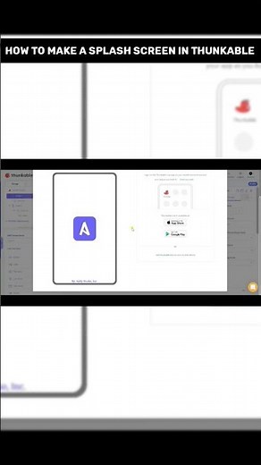 How to make a Splash Screen in #thunkable #nocode #android #nocodedevelopment #appdevelopment