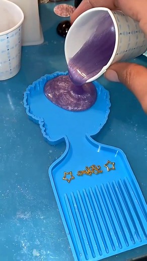 Reply to @shriya_the_queen what colors and sign should I do next?? #storytime #resin #art #zodiac #fyp #libra #blue #purple