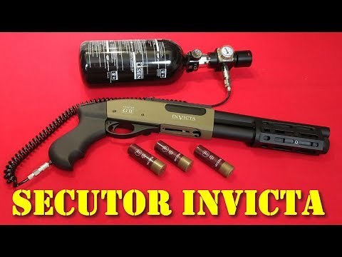 Airsoft - Secutor Invicta G-II gas shotgun [ENG sub]