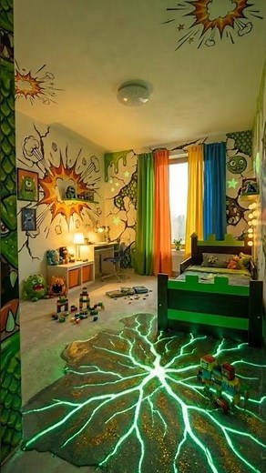 HULK Bedroom Transformation 💚😱 | Smash Room Makeover (Insane Result!)