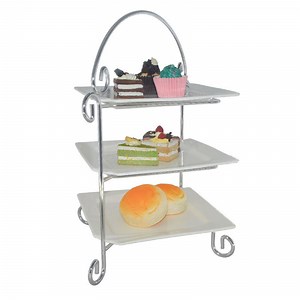 [Hot Item] 3-Layer Vegetable Restaurant Buffet Food Display Rack Hotel Catering Supplies