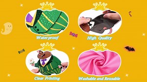Halloween Trunk or Treat Car Decorations Kit - Pumpkin Carriage Backdrop Princess Themed Banners SUV Archway Garage Door Crown Outdoor Photo Booth Backgrounds Halloween Party Supplies Easy to Assemble