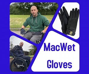 Pushing your wheelchair in the rain can be a real pain especially if your hands don't grip very well. Macwet gloves are made of a high-tech fibre which increases grip in the wet weather. | Active Hands