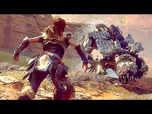 Horizon Zero Dawn - All Boss Battle Gameplay So Far (PS4 / PS4 PRO) 2017