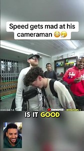Speed gets mad at his cameraman 😳🤧 #ishowspeed #speed #viralclips #viral