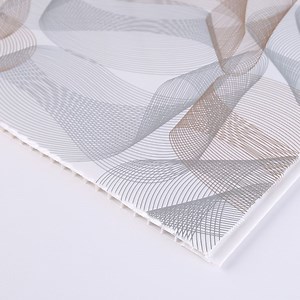 [Hot Item] Interior Building Material Light Weight Easy Installation Milky White Plastic Ceiling Panel Design Image Wall PVC Panels