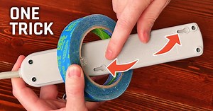 This Simple Trick For Mounting Power Strips Is a Game Changer