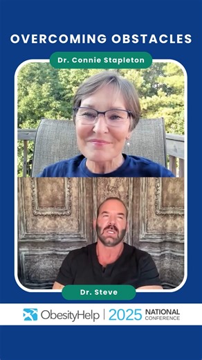 Join Connie Stapleton, PhD at ObesityHelp Conference 2025 in Irvine, CA (Oct 17–18)! Her empowering sessions go far beyond weight loss — she’ll help you uncover the tools for lasting success, self-care, and emotional healing. Don’t miss your chance to learn, connect, and grow with an incredible community. 💙 👉 Reserve your spot now: obesityhelp.com/events | ObesityHelp.com