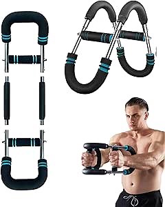 Twister Arm Trainer, Arm Trainer for Man Adjustable Forearm Strengthener Arm Exercise Equipment Chest Workout Equipment, Portable Spring Resistance for Home (60-100lb with Accessories) (60-100lb)