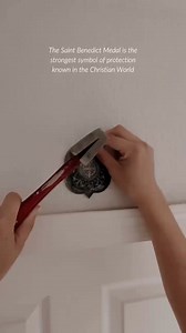 Did you know the Benedictine Medal has many latin symbols and prayers imprinted on it? Screenshot and save this reel for when you wear a Benedictine medal or hang our house blessing medallion in your home.#mysaintmyhero #benedictinemedal #stbenedict #blessed #blessedmedal #catholic #christian | My Saint My Hero