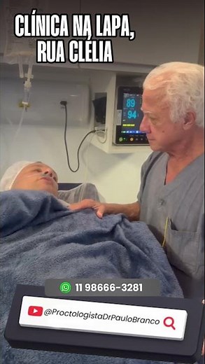 Rest easy, the fistula has been removed: Proctologist talks to patient right after anal surgery