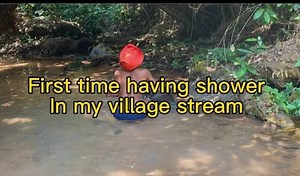 11K views · 404 reactions | First time having my shower in this village stream | UCHE | Facebook