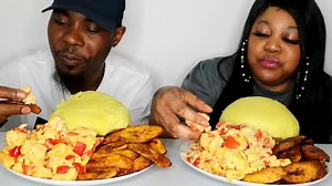 25K views · 919 reactions | Asmr Fufu And Egg Sauce With Ripe Plantain Speed Eating Challenge | The Adim Family mukbang | The Adim Family | Facebook