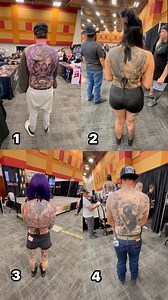 80K views · 580 reactions | 1,2,3 or 4 - Which Back Tattoo do you pick? | Tattoo Lovers | Facebook