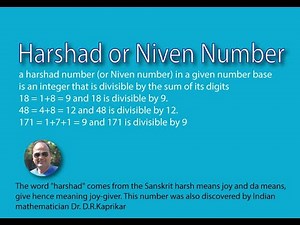 harshad number