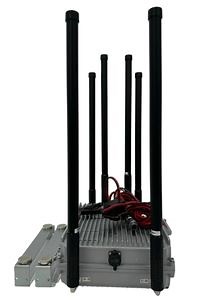 [Hot Item] Six Bands 300W Anti Uav System 400MHz-5800MHz GPS Jammer Blocker Drone Fpv Defence Jammer