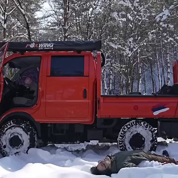 Overnight solo car camping on winter in forest | Camping Videos