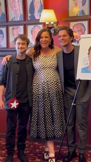 MERRILY WE ROLL ALONG Tony Award nominee Jonathan Groff’s “Old Friends” were in attendance for his Sardi’s caricature unveiling this afternoon! Lea Michele, Sutton Foster, Lindsay Mendez, Alfred Molina, Patina Miller, Daniel Radcliffe, Eddie Redmayne, Phillips Soo plus the casts of MERRILY and SPRING AWAKENING were on hand to celebrate the star. Catch 7 time Tony Award nominated MERRILY WE ROLL ALONG on Broadway now through July 7th and find your seats at Broadway.com! #jonathangroff #groff #mer