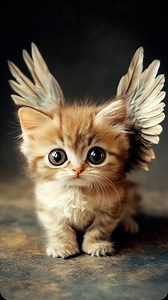 3.2K views · 46 reactions | Cute kitten-angel 諾殺 Is it marvelous?!❤️ #cat #kitten #catlover #kittensofinstagram #catsofinstagram #art #love #viral #viralvideos #trending #trendingreels #cute #pet #kittens #adorable #fun #funny | Wish Ai Creator | Facebook