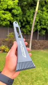 Premium Surfboard Wax Removal Tool, Grey