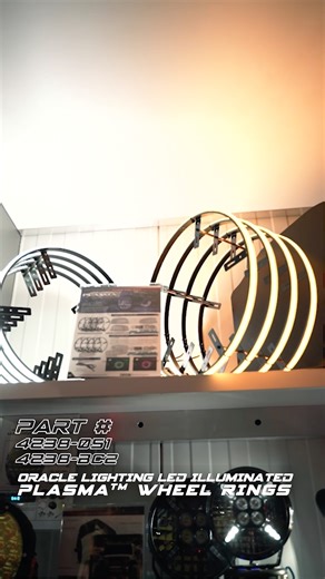 Did you hear about this reveal at SEMA2023?! Our all NEW LED Illuminated PLASMA Wheel Rings! Dotless design! We have elimated the standard DOT that is known across the industry and also available in RGB Colorshift. New controller, New wheel rings & new app coming! More details soon! | Oracle Lighting | Facebook