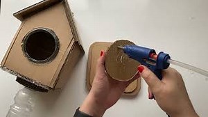 Homemade Cardboard Birdhouse | Diy Craft Ideas
