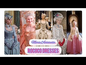 French Royal Fashion Marie Antoinette Movie 18 Century Rococo Outfit Dresses #rococo #movie #fashion