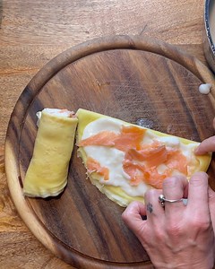 Crepes al salmone! https://blog.giallozafferano.it/creandosiimpara/crepes-con-salmone/ | Creando si impara