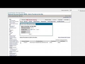 Monthly Rate Calculator - Adding a Provider (County Board Users)