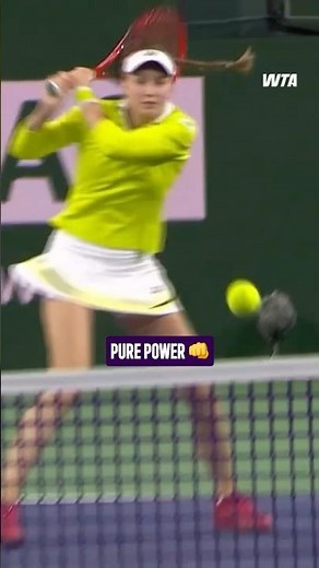 Elena Rybakina in full flow 🤩#TennisParadise
