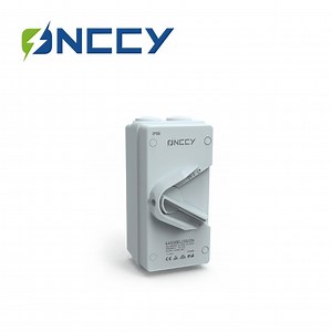 [Hot Item] DIN Rail EAS50 Waterproof AC Isolator Switch 500V 1p/2p/3p/4p 20A/35A/63A Disconnect Switch