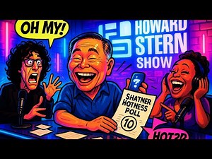 George Takei Reacts To Shatner ‘Hotness’ Poll As The Stern Studio Erupts | The Howard Stern Show