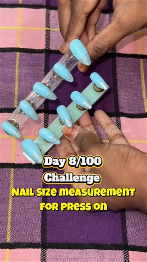 How to measure nail size for press on nail