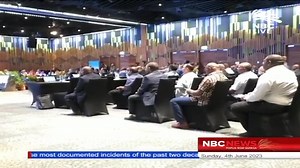 Prime Minister James Marape addresses the 2023 Provincial Governors Conference in Port Moresby. The theme “Continuing Dialogue to Empower Provinces for Improved Service Delivery, Economic Growth and Self-Reliance”. NBC NEWS - June 04, 2023 | Luksave imas stap oltaim