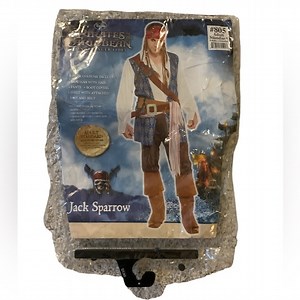 Jack Sparrow Pirates of the Caribbean Halloween complete costume adult size