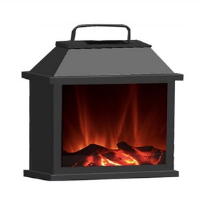 [Hot Item] Home Decoration Flameless LED Flickering Fireplace Lantern