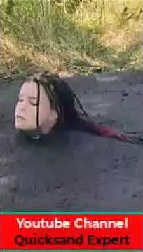 quicksand girl sinking in quicksand