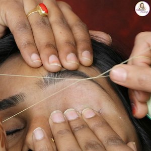 How to do threading at home | Easy tips for threading | SK Makeup