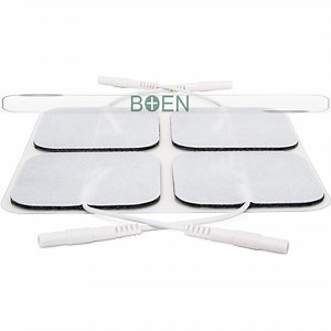 [Hot Item] 50*50mm Therapy Muscle Electrical Stimulator Adhesive Massage Electrode Gel Pads
