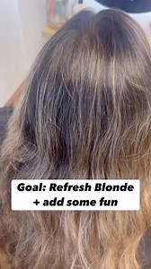 Blonde refresh with a purple dip by @hairbymeganperez 💜💜💜 #beautylaunchpad #saloneducation #colorist #saloncolor #purplehaircolor #blondeandpurplehair | Beauty Launchpad