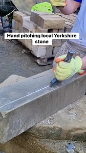 128K views · 868 reactions | Hand pitching local Yorkshire stone with hand forged tools #westyorkshire #reels #skills | The Yorkshire Stone Dresser | Facebook