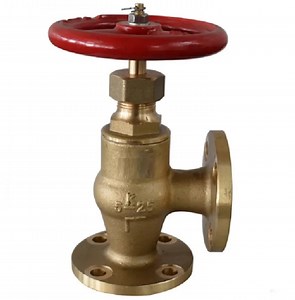 [Hot Item] Marine JIS F7352 5K Flange-Type Bronze Angle Stop Check Seawater Angle Valve