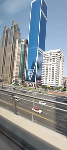 Dubai city from dubai metro | Dubai Tube